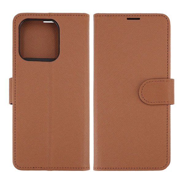 Xiaomi Redmi 12C Kotelo Jalustalla Ruskea