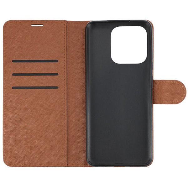 Xiaomi Redmi 12C Kotelo Jalustalla Ruskea