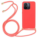 Xiaomi Redmi 12C Kuori Vehnänolkihihnalla Punainen