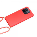 Xiaomi Redmi 12C Kuori Vehnänolkihihnalla Punainen