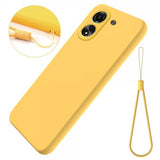 Xiaomi Redmi 13C Kuori hihnalla Silikoni Keltainen