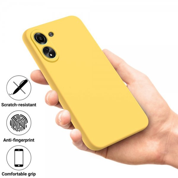 Xiaomi Redmi 13C Kuori hihnalla Silikoni Keltainen
