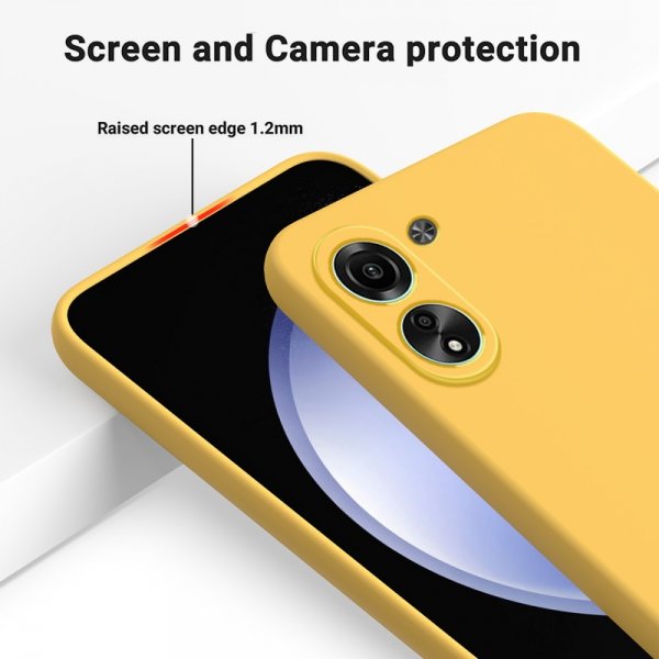 Xiaomi Redmi 13C Kuori hihnalla Silikoni Keltainen