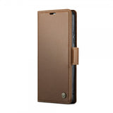 CaseMe Xiaomi Redmi 14C Kotelo 023 Series Ruskea