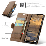 CaseMe Xiaomi Redmi 14C Kotelo 023 Series Ruskea