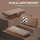 CaseMe Xiaomi Redmi 14C Kotelo 023 Series Ruskea