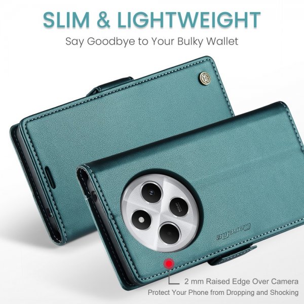 CaseMe Xiaomi Redmi 14C Fodral 023 Sarja Vihreä