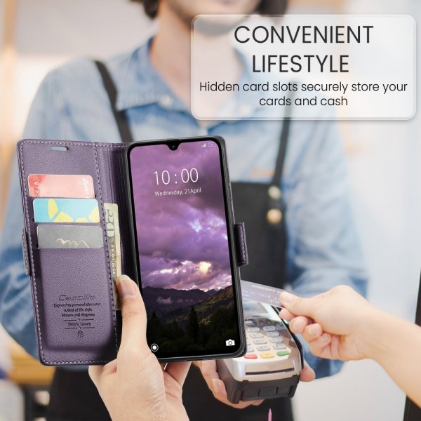 CaseMe Xiaomi Redmi 14C Kotelo 023 Series Violetti