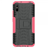 Xiaomi Redmi 9A -kuori, rengaskuvio, jalustatoiminto, magenta