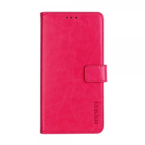 Xiaomi Redmi 9T Kotelo Nahkakuvio Magenta