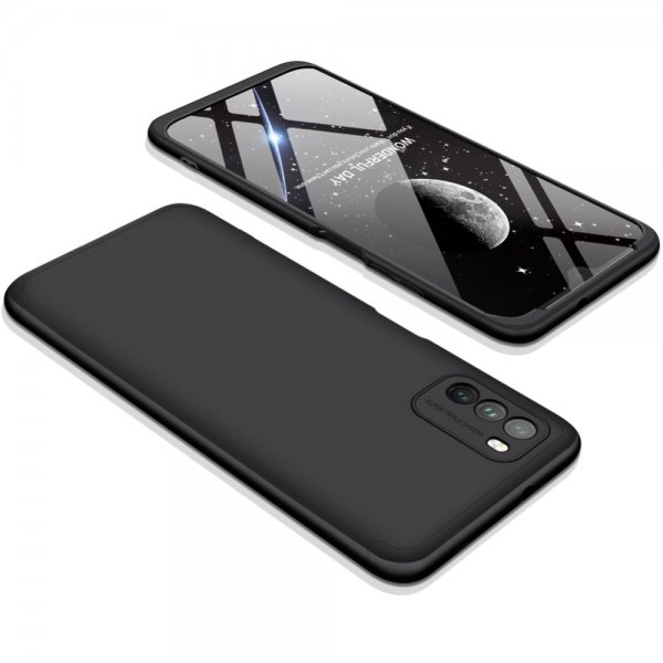 GKK Xiaomi Redmi 9T Kuori Kolmiosainen Musta