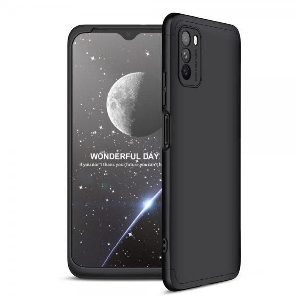 GKK Xiaomi Redmi 9T Kuori Kolmiosainen Musta