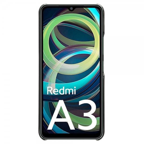 Xiaomi Redmi A3 -suojakuori, jossa kaksi korttipaikkaa, musta