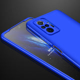 GKK Xiaomi Redmi Note 10 Pro -kuoret, kolmiosainen, sininen