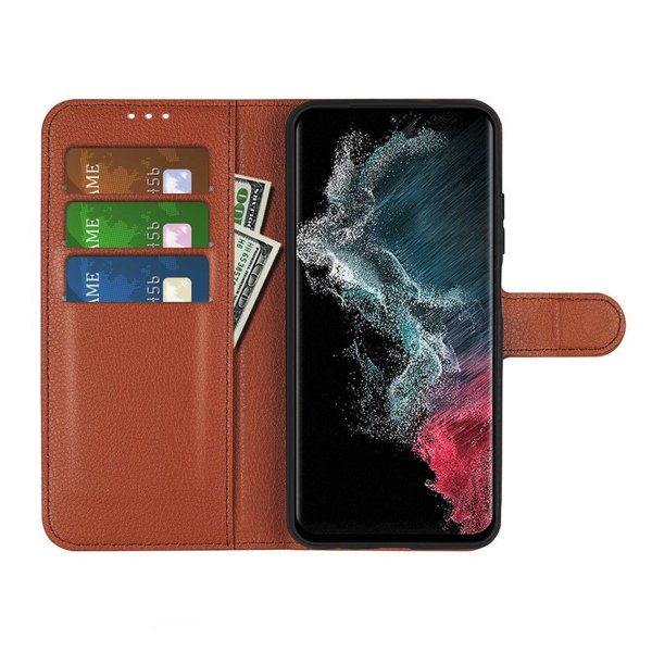 Xiaomi Redmi Note 11 Pro -kotelo jalustalla, ruskea