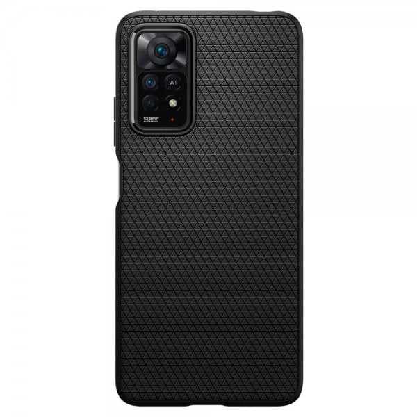 Spigen Xiaomi Redmi Note 11 Pro -kuori Liquid Air Matte Black