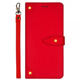 Xiaomi Redmi Note 13 4G -kotelo, hihna, punainen