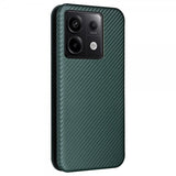 Xiaomi Redmi Note 13 5G Kotelo Hiilikuitukuvio Vihreä