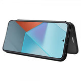 Xiaomi Redmi Note 13 5G -suojakuori hiilikuitutekstuurilla, musta