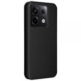Xiaomi Redmi Note 13 5G -suojakuori hiilikuitutekstuurilla, musta