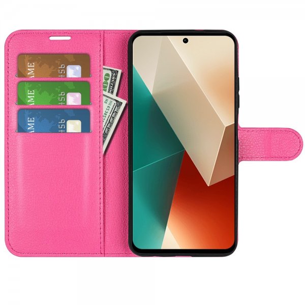 Xiaomi Redmi Note 13 5G Litsi Magenta suojakuori