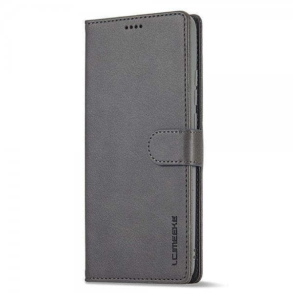 Lc.Imeeke Xiaomi Redmi Note 13 5G -suojakotelo korttipaikalla ja jalustatoiminnolla, harmaa