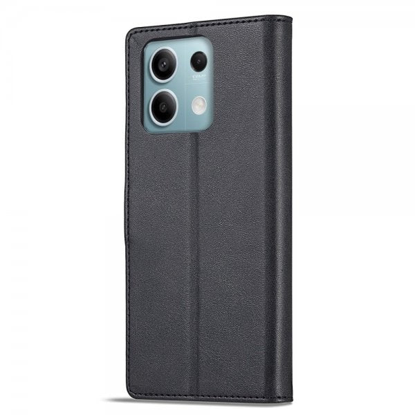 Lc.Imeeke Xiaomi Redmi Note 13 5G -suojakotelo korttipaikalla ja jalustatoiminnolla, musta