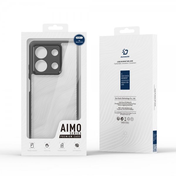 Dux Ducis Xiaomi Redmi Note 13 5G Aimo Series -kuori, musta