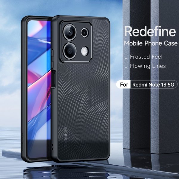 Dux Ducis Xiaomi Redmi Note 13 5G Aimo Series -kuori, musta