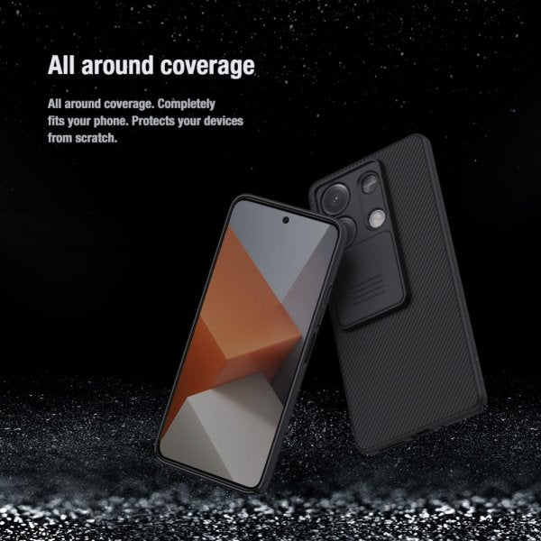 Nillkin Xiaomi Redmi Note 13 5G Kuori CamShield Musta