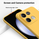 Xiaomi Redmi Note 13 5G Kuori hihnalla Silikoni Keltainen