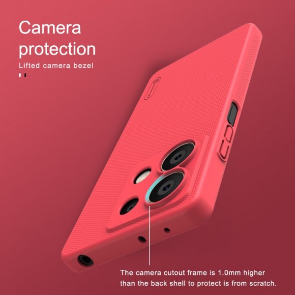 Nillkin Xiaomi Redmi Note 13 5G Kuori Super Frosted Shield Valkoinen