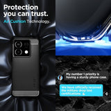 Spigen Xiaomi Redmi Note 13 Pro 5G -suojakuori, Rugged Armor Matte Black