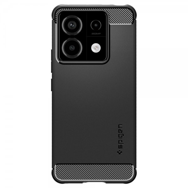 Spigen Xiaomi Redmi Note 13 Pro 5G -suojakuori, Rugged Armor Matte Black