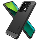 Spigen Xiaomi Redmi Note 13 Pro 5G -suojakuori, Rugged Armor Matte Black