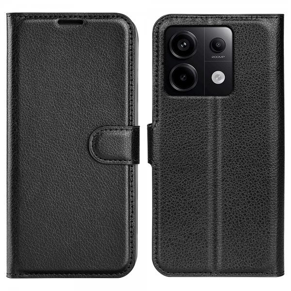 Xiaomi Redmi Note 13 Pro 5G Litsi Musta Suojakuori