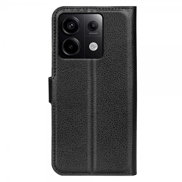 Xiaomi Redmi Note 13 Pro 5G Litsi Musta Suojakuori