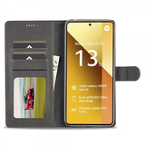 Lc.Imeeke Xiaomi Redmi Note 13 Pro 5G Suojakuori Korttipaikalla, Jalustatoiminto, Harmaa