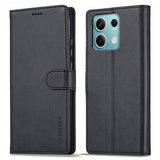 Lc.Imeeke Xiaomi Redmi Note 13 Pro 5G -suojakotelo korttipaikalla ja jalustatoiminnolla, musta