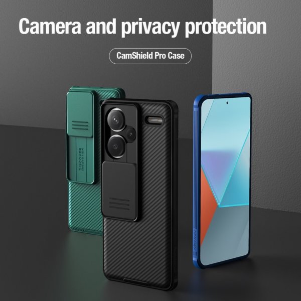 Nillkin Xiaomi Redmi Note 13 Pro Plus 5G CamShield Pro Suojakuori Musta