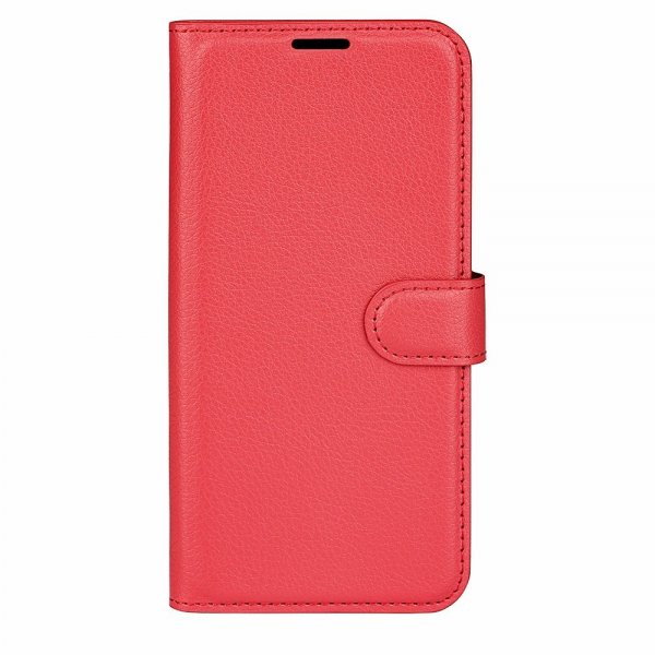 Xiaomi Redmi Note 13 Pro Plus 5G Litsi Nahkakotelo Punainen