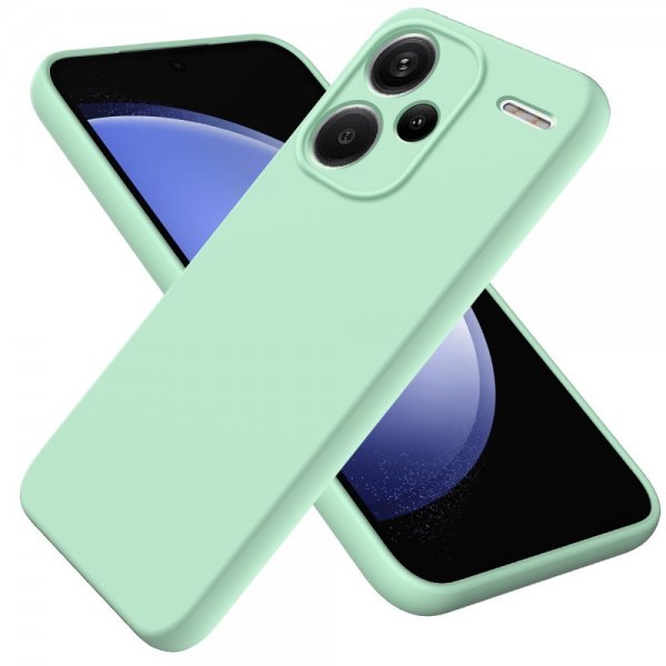 Xiaomi Redmi Note 13 Pro Plus 5G Kuori rannehihnalla, silikoni, vihreä