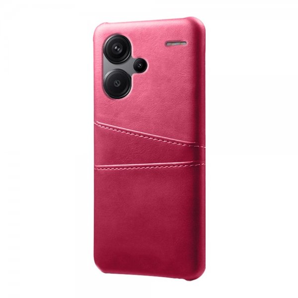 Xiaomi Redmi Note 13 Pro Plus 5G -suojakuori kahdella korttipaikalla, magenta