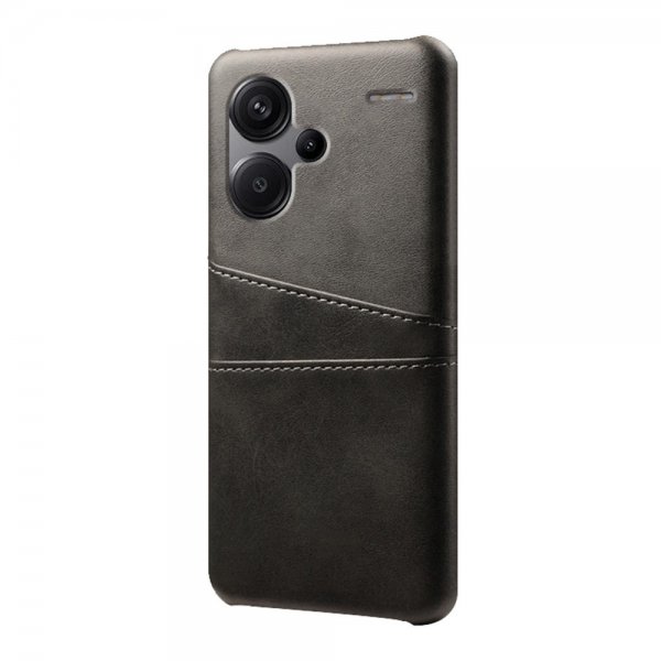Xiaomi Redmi Note 13 Pro Plus 5G -suojakuori kahdella korttipaikalla, musta