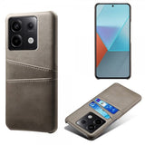 Xiaomi Redmi Note 13 Pro 5G -suojakuori kahdella korttipaikalla, harmaa
