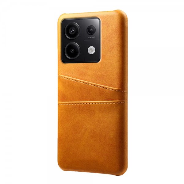 Xiaomi Redmi Note 13 Pro 5G -suojakuori kahdella korttipaikalla, vaaleanruskea