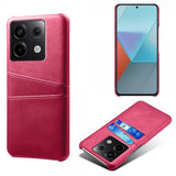 Xiaomi Redmi Note 13 Pro 5G -suojakuori kahdella korttipaikalla, magenta