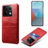 Xiaomi Redmi Note 13 Pro 5G Suojakuori kahdella korttipaikalla Punainen
