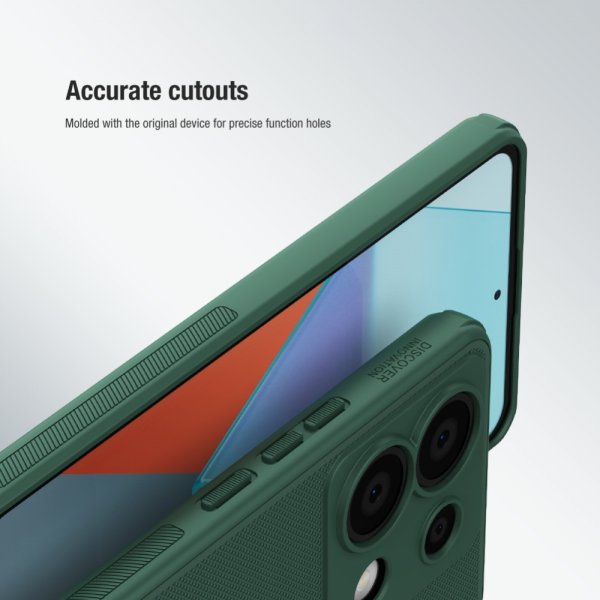 Nillkin Xiaomi Redmi Note 13 Pro 5G -suojakuori Super Frosted Shield Pro, punainen