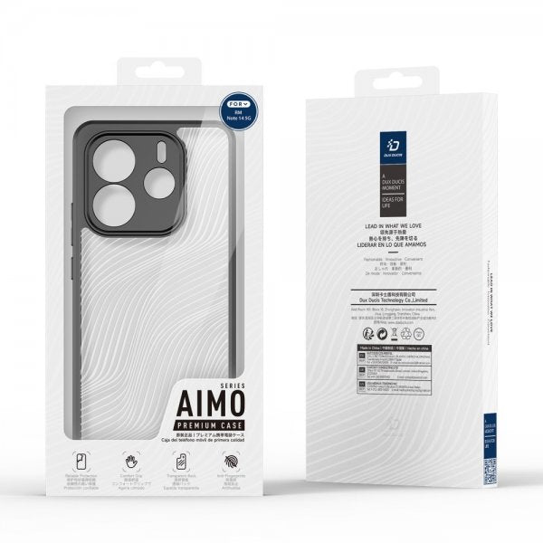 Dux Ducis Xiaomi Redmi Note 14 5G kuori Aimo Series Musta